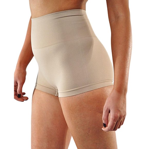 Anemone Mid Rise Tummy Control Booty Boy Shorts - Picture 2 of 4